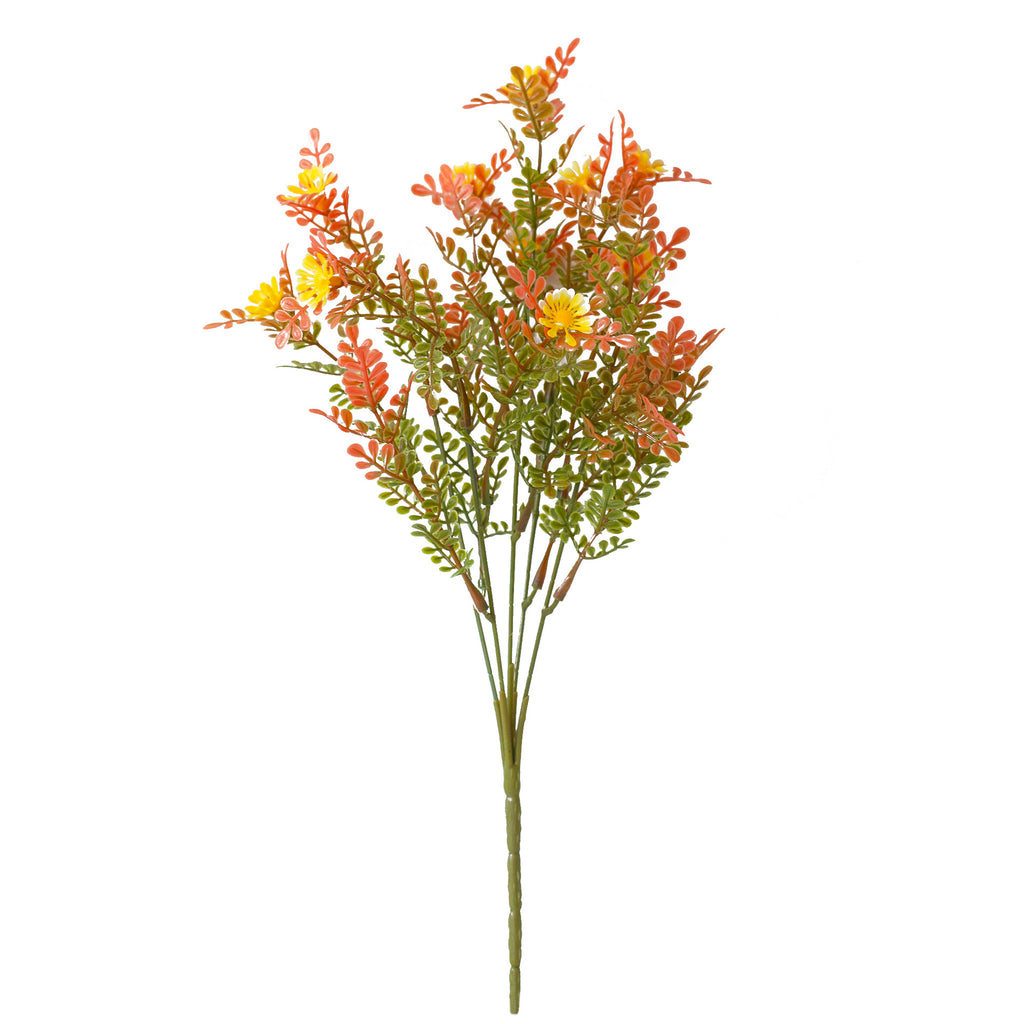 Realistic Eucalyptus Artificial Flowers, 14" Faux Wildflower Bouquet, Perfect for Home Decor, Weddings, and Craft Projects