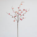 Frosted Winter Faux Floral Branches, 30" Real-Touch Decor in Purple, Blue, Red, Green & Burgundy, Perfect for Home Decor, Weddings, and Event Planning