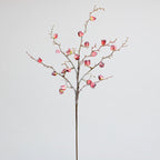 Frosted Winter Faux Floral Branches, 30" Real-Touch Decor in Purple, Blue, Red, Green & Burgundy, Perfect for Home Decor, Weddings, and Event Planning