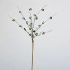 Frosted Winter Faux Floral Branches, 30" Real-Touch Decor in Purple, Blue, Red, Green & Burgundy, Perfect for Home Decor, Weddings, and Event Planning