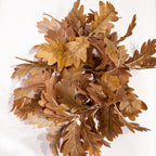 Realistic Faux Autumn Chrysanthemum Leaf Vine, 96" Long, Perfect for Home Decor, Weddings, Fall Celebrations, and Seasonal Displays