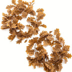 Realistic Faux Autumn Chrysanthemum Leaf Vine, 96" Long, Perfect for Home Decor, Weddings, Fall Celebrations, and Seasonal Displays