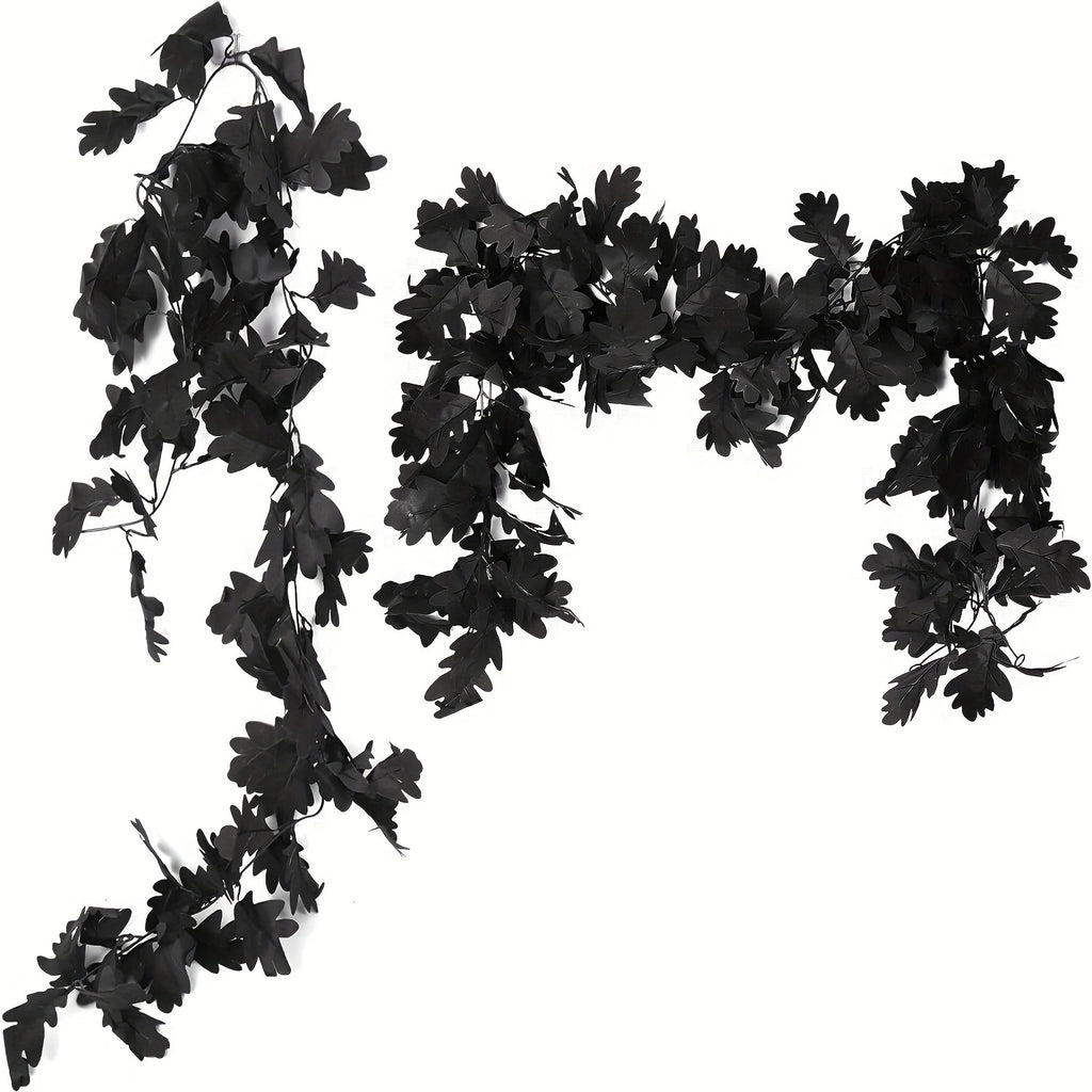 Realistic Faux Autumn Chrysanthemum Leaf Vine, 96" Long, Perfect for Home Decor, Weddings, Fall Celebrations, and Seasonal Displays