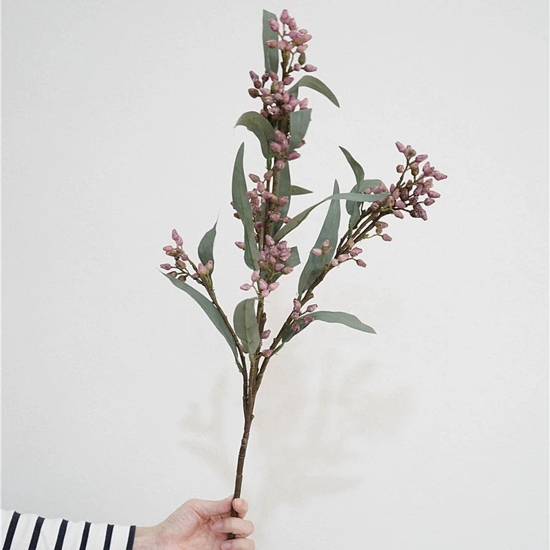 Eucalyptus Berry Artificial Plant 30" Realistic Faux Eucalyptus Decor, Home Decor, Wedding Arrangements, Cottagecore Style