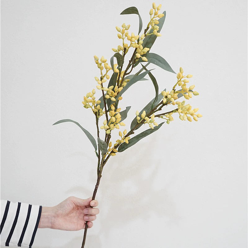 Eucalyptus Berry Artificial Plant 30" Realistic Faux Eucalyptus Decor, Home Decor, Wedding Arrangements, Cottagecore Style