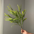 Real Touch Eucalyptus Stem, 25" Dusty Mauve Artificial Eucalyptus Branch, Lifelike Autumn Greenery for Wedding Bouquets, Vase Filler, Home Decor