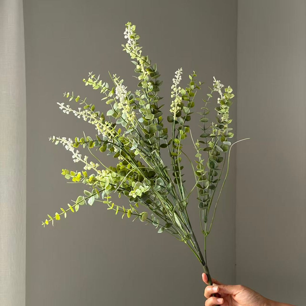 Real Touch Eucalyptus Stem, 25" Dusty Mauve Artificial Eucalyptus Branch, Lifelike Autumn Greenery for Wedding Bouquets, Vase Filler, Home Decor