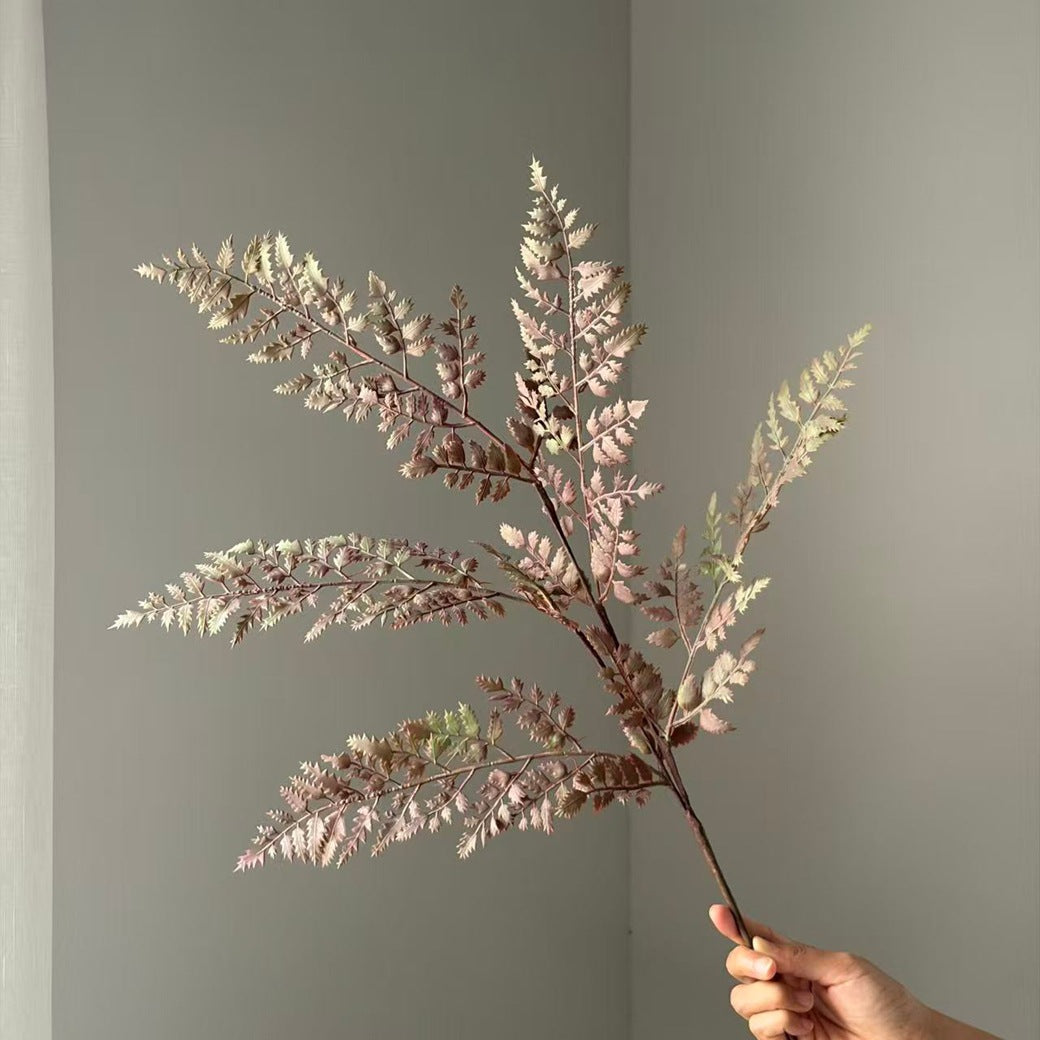 High-Quality Faux Greenery Branches - 28" Real-Touch Leaves, Perfect for Home Decor, Weddings, and Event Planning, 2-Pack