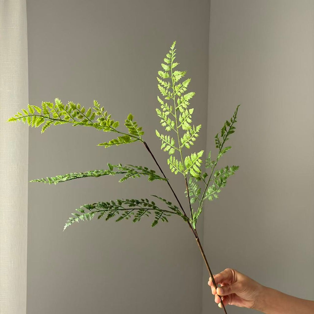 High-Quality Faux Greenery Branches - 28" Real-Touch Leaves, Perfect for Home Decor, Weddings, and Event Planning, 2-Pack