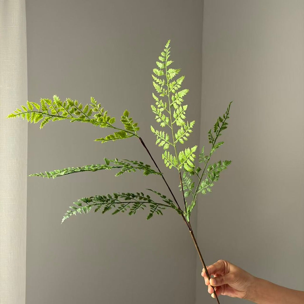 High-Quality Faux Greenery Branches - 28" Real-Touch Leaves, Perfect for Home Decor, Weddings, and Event Planning, 2-Pack