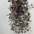 30" Realistic Trailing Vine, Artificial Purple-Tinged Hanging Plant, Bulk Faux Greenery for Wedding Planners, Wall Decor & DIY Florals