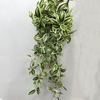 30" Realistic Trailing Vine, Artificial Purple-Tinged Hanging Plant, Bulk Faux Greenery for Wedding Planners, Wall Decor & DIY Florals