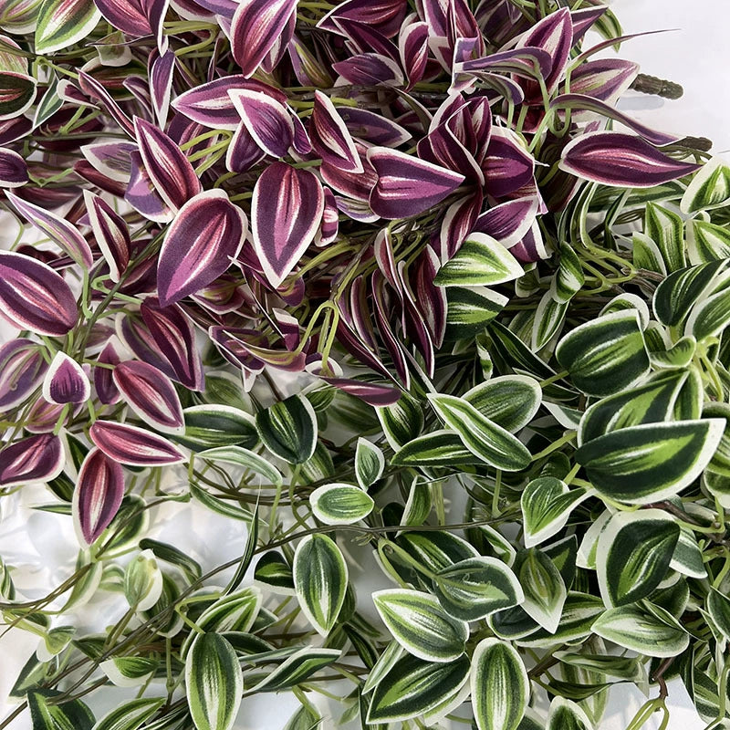 30" Realistic Trailing Vine, Artificial Purple-Tinged Hanging Plant, Bulk Faux Greenery for Wedding Planners, Wall Decor & DIY Florals
