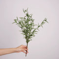 Faux Rosemary Spray, 17" Tall Realistic Greenery Stem, Life-like Artificial Herb for Vase Arrangements, Farmhouse Home Decor, Weddings & DIY Projects