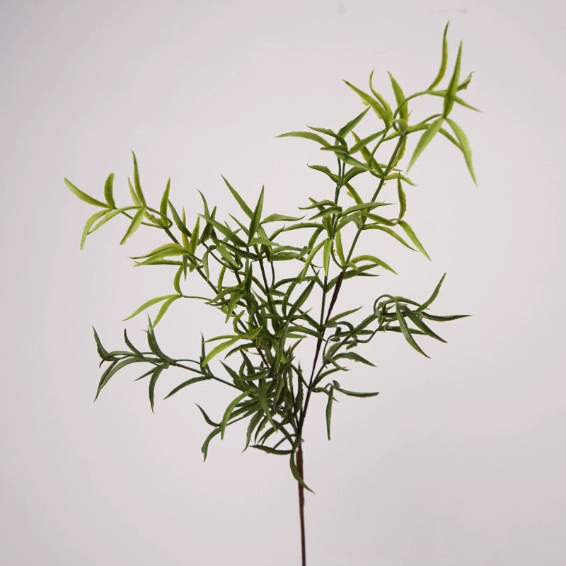 Faux Rosemary Spray, 17" Tall Realistic Greenery Stem, Life-like Artificial Herb for Vase Arrangements, Farmhouse Home Decor, Weddings & DIY Projects