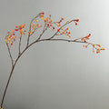 Faux Autumn Berry Branch, 45" Tall Realistic Berry Spray, Long Stem for Vase Filler, Rustic Home Decor, Wedding Arrangements & Seasonal Wreaths