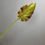 Real Touch Calla Lily Leaf Stem, 29" Tall Faux Tropical Leaf, Sculptural & Authentic Looking, for Modern Vase Decor, Floral Arrangements & Events