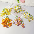 20 Pcs Mini Silk Daisy Bundles, 3" Small Faux Daisies for DIY Crafts, Rustic Wedding Decor, Wreath Making, Corsages & Gift Toppers