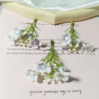 Dainty Faux Wildflower Sprigs, 10-Pack, 3-Inch Stems in 15 Colours, Realistic Look for DIY Corsages, Wedding Crafts & Bulk Floral Supply