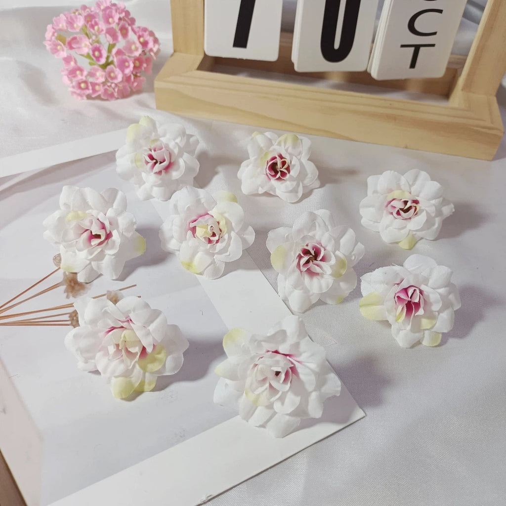 Realistic Faux Succulent Rose Heads, 4.5cm (2") - Perfect for DIY Gifts, Weddings, Home Decor, Floral Arrangements