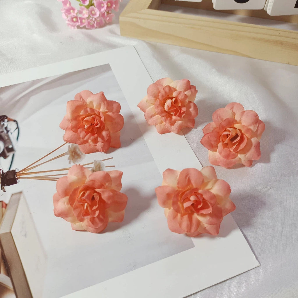 Realistic Faux Succulent Rose Heads, 4.5cm (2") - Perfect for DIY Gifts, Weddings, Home Decor, Floral Arrangements