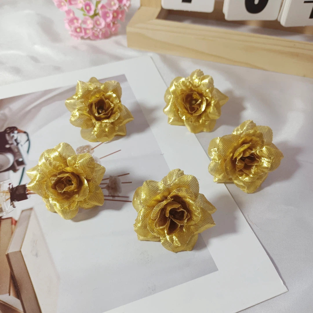 Realistic Faux Succulent Rose Heads, 4.5cm (2") - Perfect for DIY Gifts, Weddings, Home Decor, Floral Arrangements