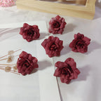 Realistic Faux Succulent Rose Heads, 4.5cm (2") - Perfect for DIY Gifts, Weddings, Home Decor, Floral Arrangements
