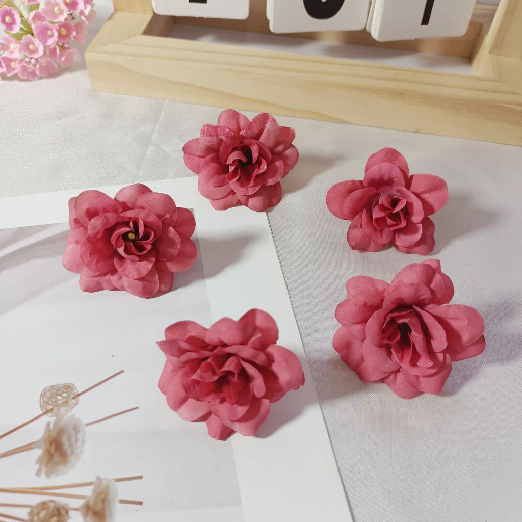 Realistic Faux Succulent Rose Heads, 4.5cm (2") - Perfect for DIY Gifts, Weddings, Home Decor, Floral Arrangements