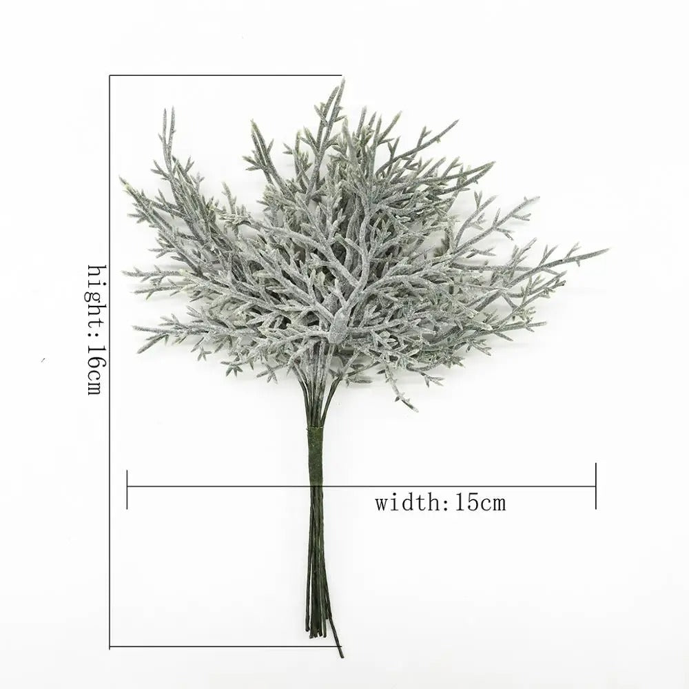 Frosted Succulent Leaf Picks, 6" Realistic Faux Greenery Spray for DIY Crafts, Wreaths & Wedding Decor, Artificial Floral Stems in 10 Colours