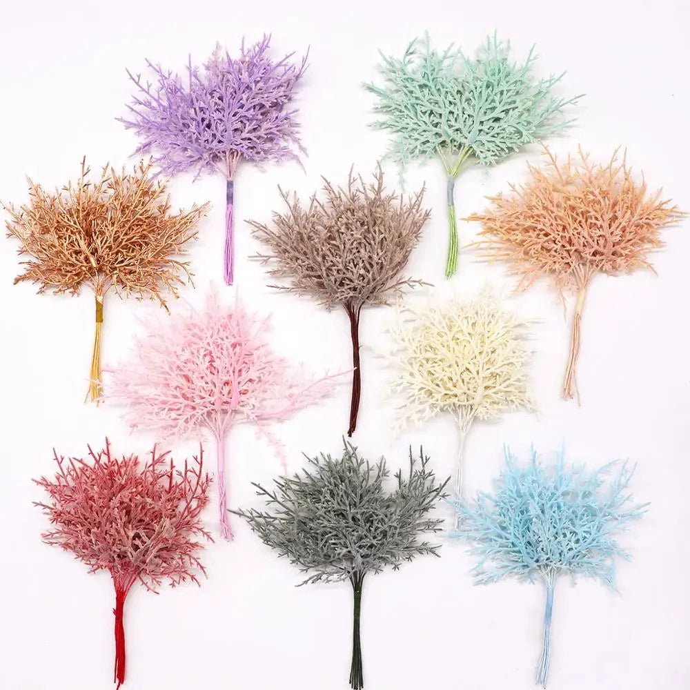 Frosted Succulent Leaf Picks, 6" Realistic Faux Greenery Spray for DIY Crafts, Wreaths & Wedding Decor, Artificial Floral Stems in 10 Colours