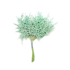 Frosted Succulent Leaf Picks, 6" Realistic Faux Greenery Spray for DIY Crafts, Wreaths & Wedding Decor, Artificial Floral Stems in 10 Colours