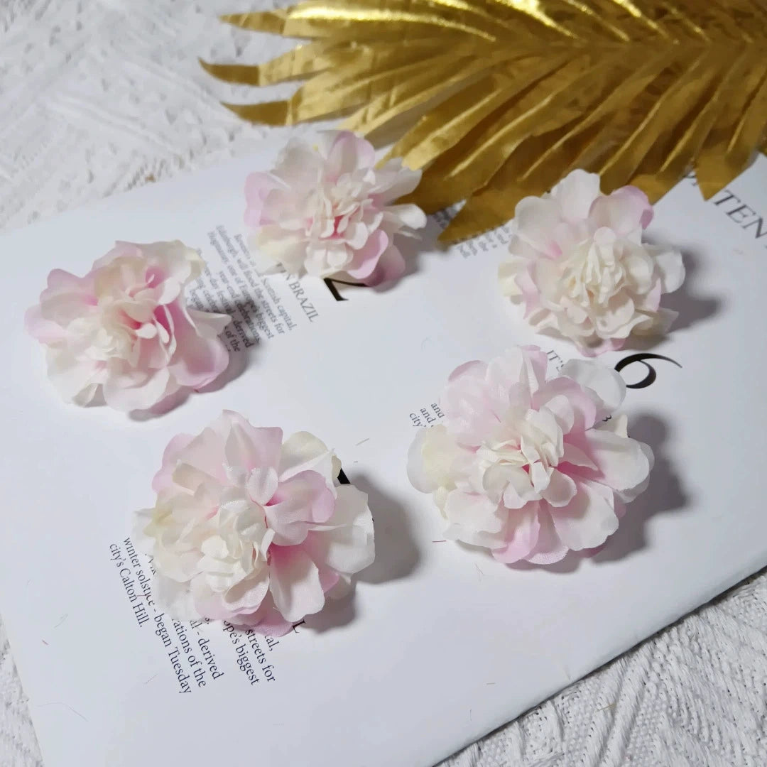 Realistic Lilac Flower Heads, 2-Inch Faux Flowers in Bulk for DIY Crafts, Wedding Decor, Wreath Making & Event Supplies
