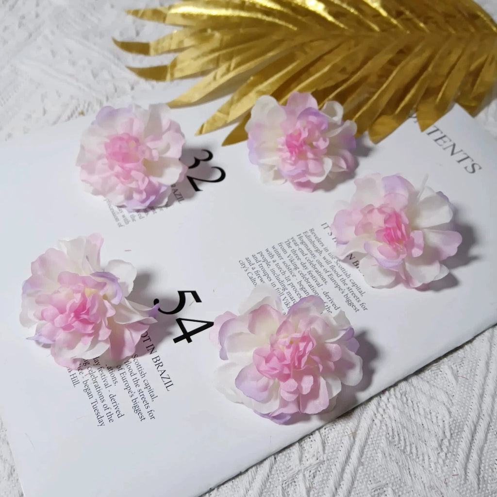 Realistic Lilac Flower Heads, 2-Inch Faux Flowers in Bulk for DIY Crafts, Wedding Decor, Wreath Making & Event Supplies