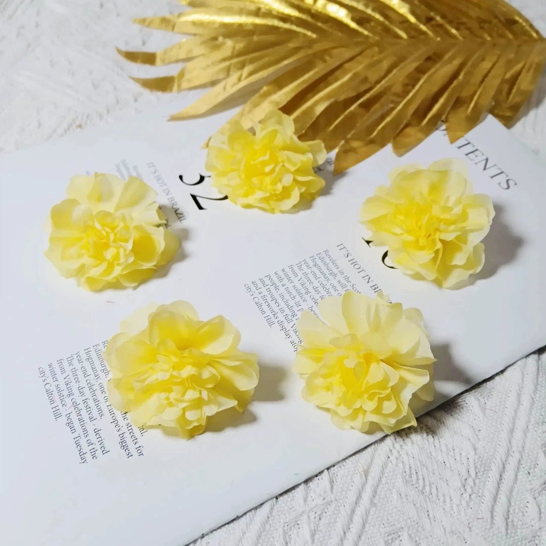 Realistic Lilac Flower Heads, 2-Inch Faux Flowers in Bulk for DIY Crafts, Wedding Decor, Wreath Making & Event Supplies