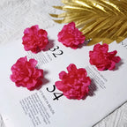 Realistic Lilac Flower Heads, 2-Inch Faux Flowers in Bulk for DIY Crafts, Wedding Decor, Wreath Making & Event Supplies