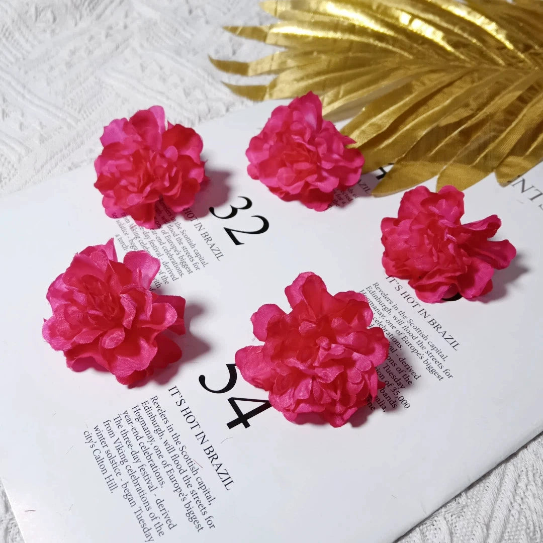 Realistic Lilac Flower Heads, 2-Inch Faux Flowers in Bulk for DIY Crafts, Wedding Decor, Wreath Making & Event Supplies