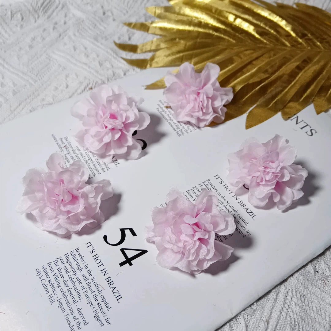 Realistic Lilac Flower Heads, 2-Inch Faux Flowers in Bulk for DIY Crafts, Wedding Decor, Wreath Making & Event Supplies