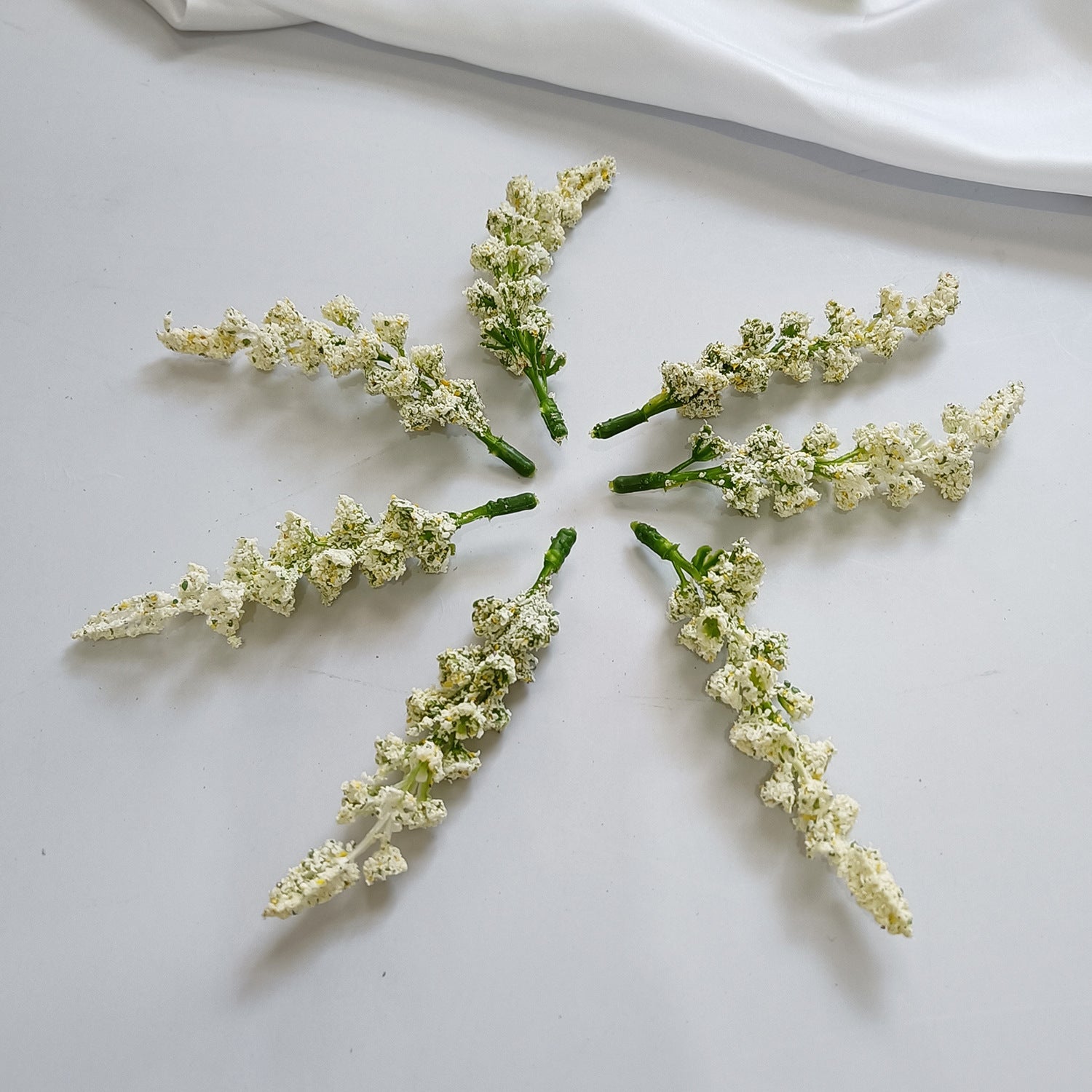 Realistic Wheat Sprays - 4.5" Faux Floral Decor, Perfect for Corsages, Wedding Bouquets, Home Accents, Cottagecore Style
