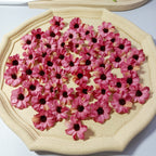 50-Pack Small Silk Daisy Heads, 1.5" Faux Cosmos Flowers for DIY Crafts, Wreaths, Wedding Decor & Event Floristry, Bulk Floral Supplies