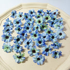 50-Pack Small Silk Daisy Heads, 1.5" Faux Cosmos Flowers for DIY Crafts, Wreaths, Wedding Decor & Event Floristry, Bulk Floral Supplies