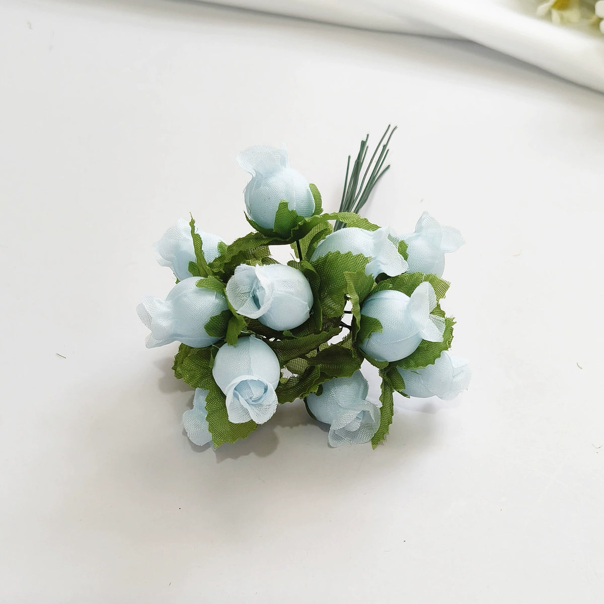 12 Stem Mini Pomegranate Flower Bundle, 1" Realistic Faux Blooms, Small Artificial Floral Picks for DIY Crafts, Wedding Decor, Corsages & Home Accents