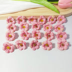 Bulk 100-Pack Mini Daisy Flower Heads, 1" Realistic Faux Flowers for DIY Wedding Crafts, Corsages & Millinery Embellishments