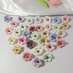 Bulk 100-Pack Mini Daisy Flower Heads, 1" Realistic Faux Flowers for DIY Wedding Crafts, Corsages & Millinery Embellishments