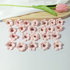Bulk 100-Pack Mini Daisy Flower Heads, 1" Realistic Faux Flowers for DIY Wedding Crafts, Corsages & Millinery Embellishments