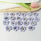 Bulk 100-Pack Mini Daisy Flower Heads, 1" Realistic Faux Flowers for DIY Wedding Crafts, Corsages & Millinery Embellishments