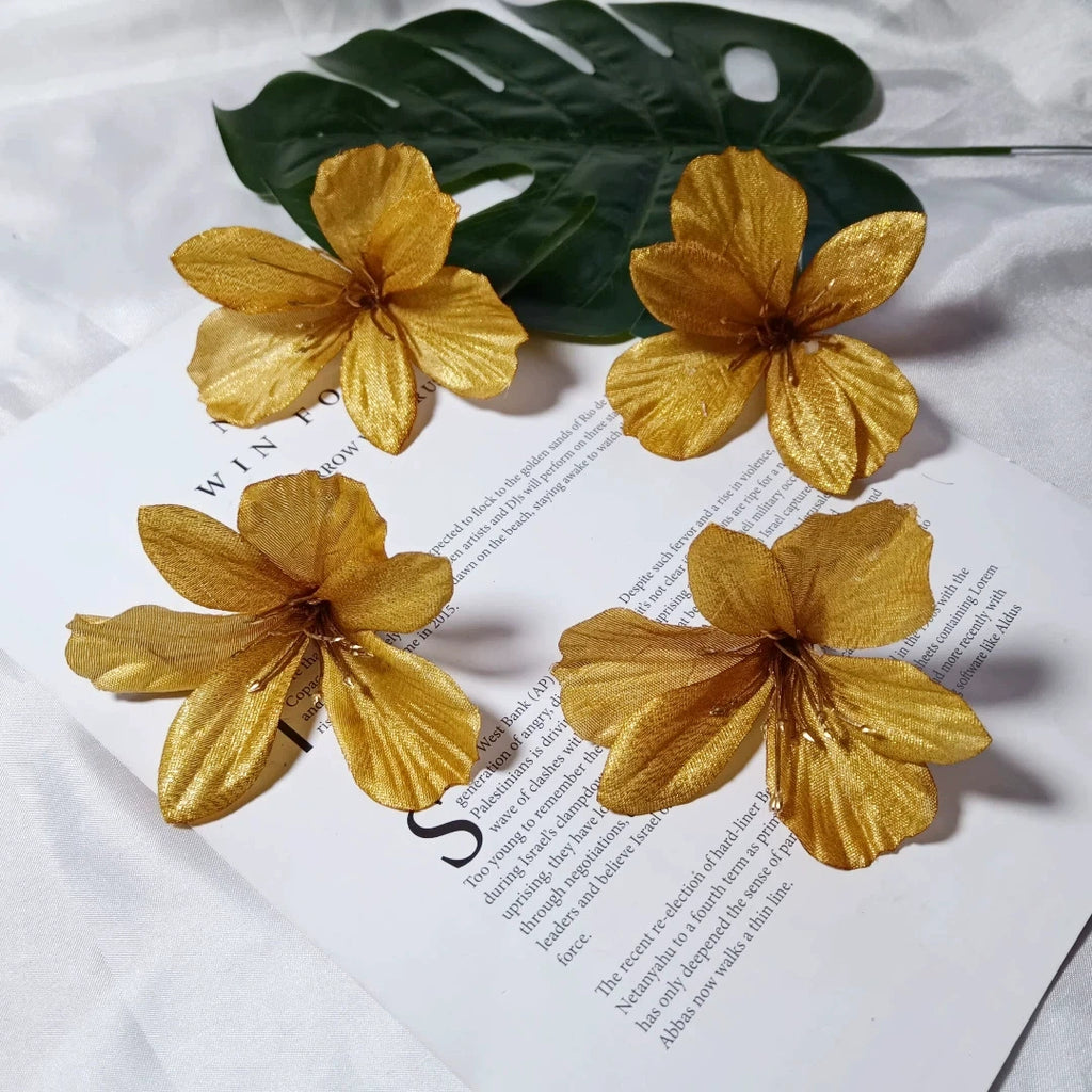 3" Real-Touch Faux Lily Flower Head, Perfect for DIY Boutonnières, Wedding Decor, Gift Wrapping, Home Decor, Floral Arrangements