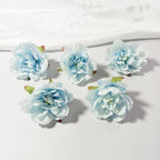10-Pack Silk Water Lily Flower Heads, 3" Large Realistic Faux Peony Style Blooms, Loose Artificial Flowers for DIY Crafts, Wedding Decor, Event Design