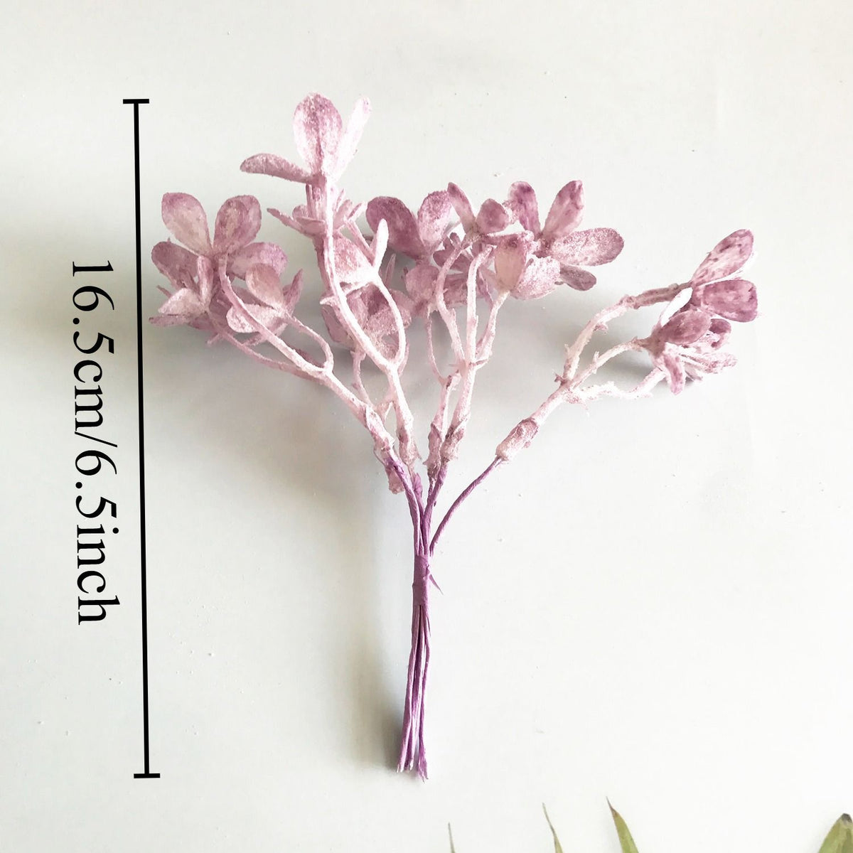 Artificial Frosted Greenery Picks, 6.5" Pine Mist Stems, Realistic Filler Foliage for DIY Wreaths, Weddings & Crafts, Available in 8 Colours