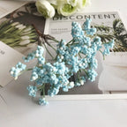 Artificial Baby's Breath Stems, 6.5" Mini Frosted Gypsophila Bunch for DIY Crafts, Wedding Bouquets, Corsages, Vase Filler, Bulk Options