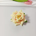 2" Velvet Rose Heads, Soft Artificial Craft Flowers for DIY Weddings, Corsages, Bouquets & Event Decor, Bulk Wholesale